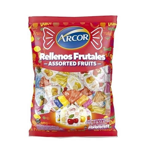 Caramelos Arcor Rellenos Frutales X Gaucho Food