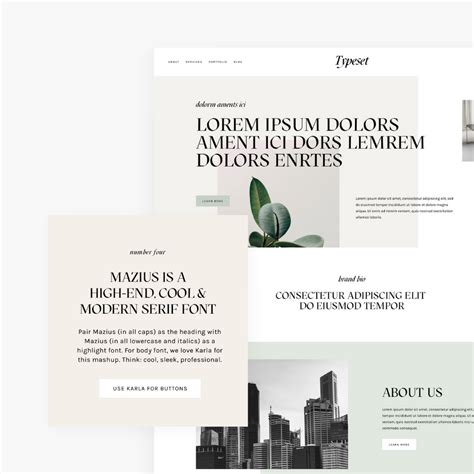 Our 6 Favorite Font Pairings For Squarespace