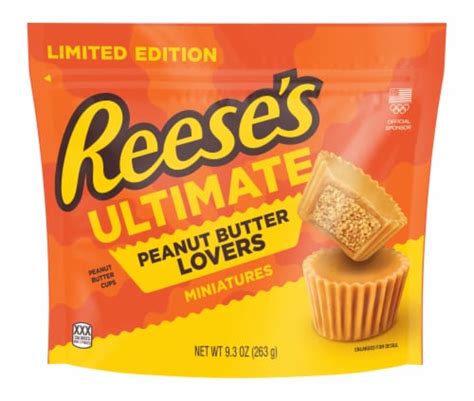 Reese's Ultimate Peanut Butter Lovers Miniature Peanut Butter Cups, 9.3 oz - Kroger