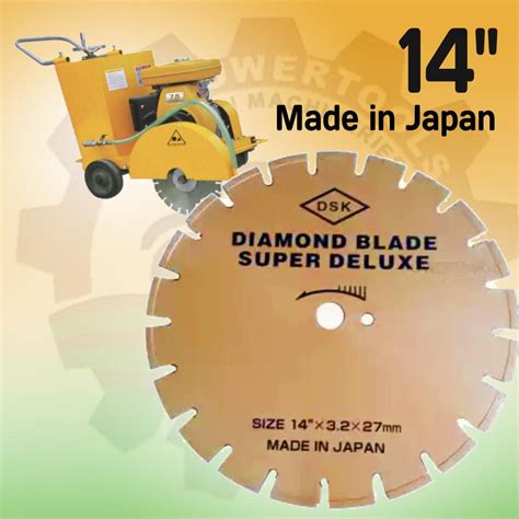 Dsk Sk Made In Japan Diamond Concrete Cutter Blade Shopee Philippines