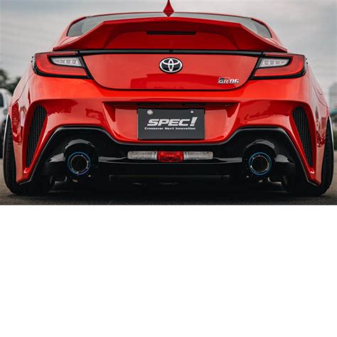 Spec Simple Style Rear Bumper FRP For Toyota GR86 ZN8 Subaru BRZ