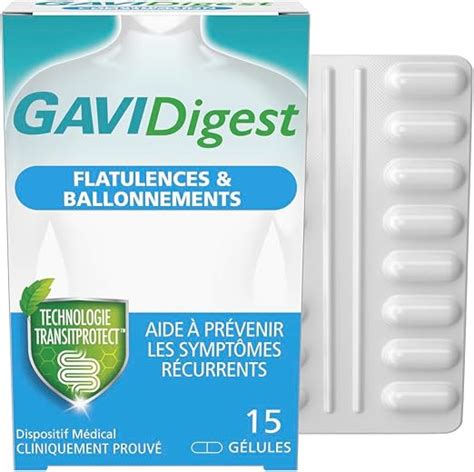 Gavidigest Flatulences Ballonnements G Lules Sans Gluten Sans