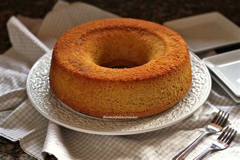 Bolo De FubÁ Simples Com MaÇÃ De Liquidificador Receitas Sem Glúten E