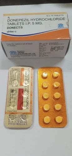 Donepezil Hydrochloride Mg Tablets At Rs Stripe Donepezil