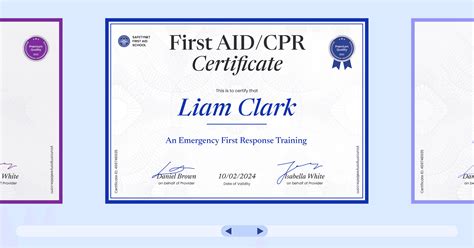 15 Free First Aid Certificate Templates Worksheets Library