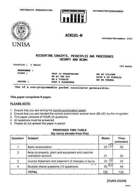 Fac Exam Oct Nov Mac Studocu