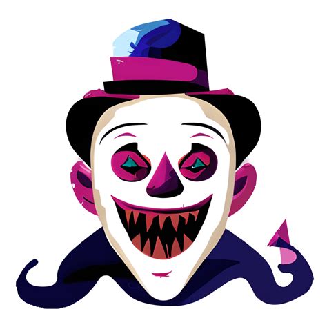 Scary Clown Graphic · Creative Fabrica