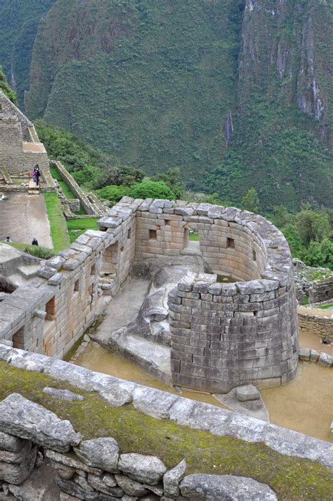 Templo Del Sol Machu Picchu Peru Machu Picchu Peru Macchu Picchu