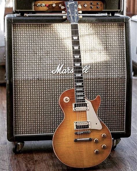 Les Paul And Marshalldoes It Get Any Better Les Paul Gibson