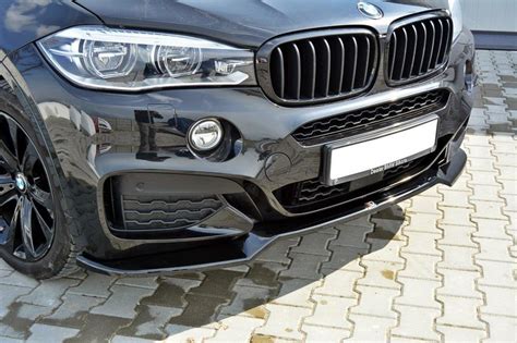 Front Splitter V For Bmw X F Mpack Gloss Black Our Offer Bmw