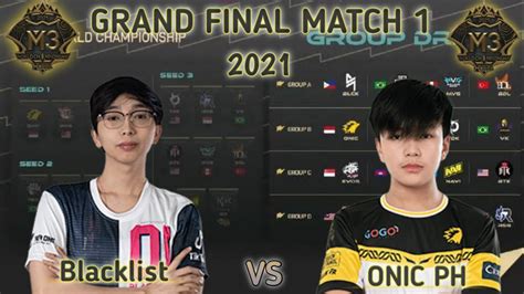 Grand Final M Match Onic Ph Vs Blacklist Ph Youtube