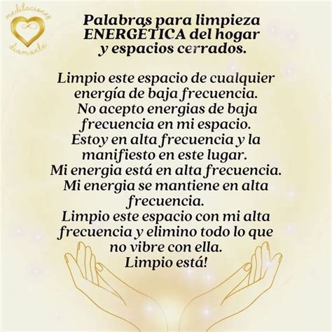 Meditaciones Diamante On Instagram PALABRAS PODEROSAS PARA LIMPIAR