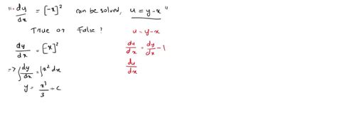 SOLVED The Differential Equation Fraction Numerator D Y Over