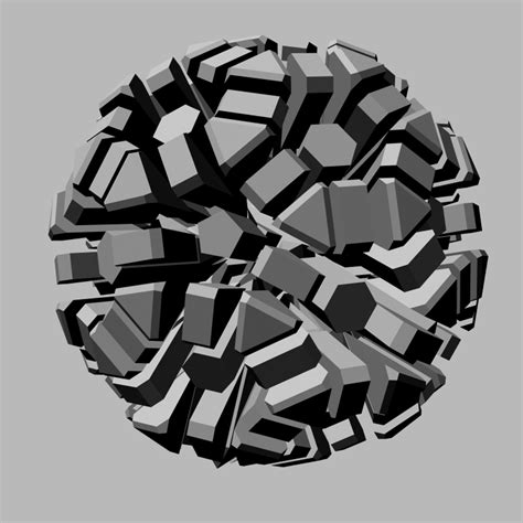 Voronoi Tessellation Abstract C4d