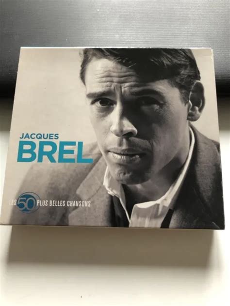 Jacques Brel Coffret Cd Digipack Les Plus Belles Chansons Comme