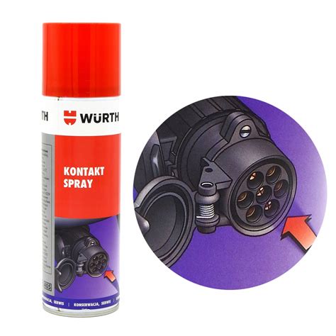 Wurth Spray Do Instalacji Elektrycznej Kontakt Usuwa Wilgo Konserwuje