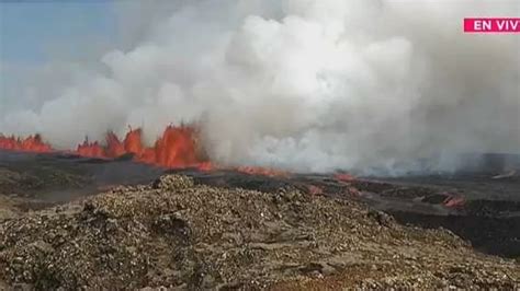 Islandia Estado de emergencia por erupción volcánica Canal N