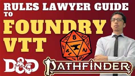 Guide Mods To Foundry Vtt For Pathfinder D D The Rules Lawyer