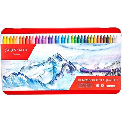 Caran D Ache Neocolor Ii Water Soluble Wax Crayons Assorted Colours