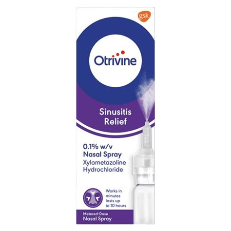 Otrivine Sinusitis Nasal Spray 10ml TF Pharmacy