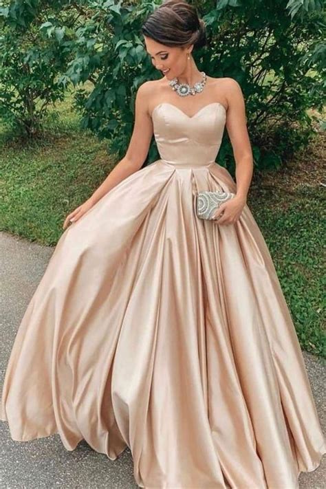 2021 Strapless Sweetheart Long Prom Dresses 8th Graduation Dress