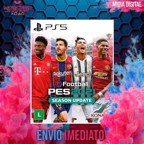 Efootball Pes 2021 Ps5 Mídia Digital Morcego Station