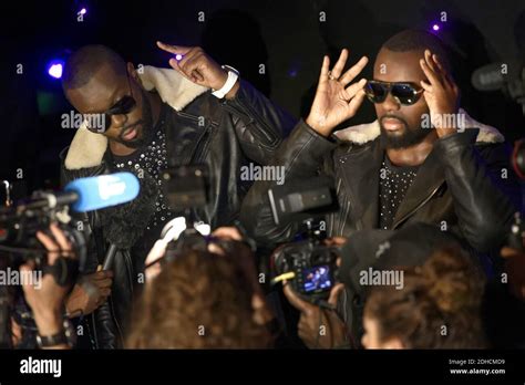 French Rapper Maitre Gims Gandhi Djuna Unveils His Wax Figure At The