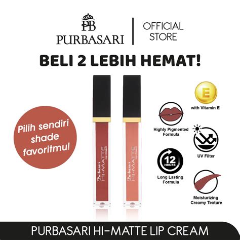 Jual Purbasari Hi Matte Lip Cream Pcs Matte Lipcream Matte Lipstick