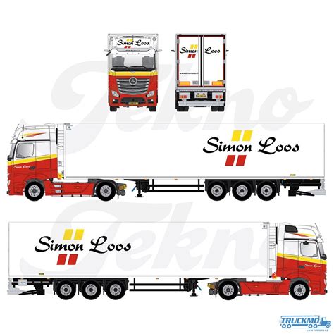 Tekno Simon Loos Mercedes Benz Gigaspace X Reefer Semitrailer