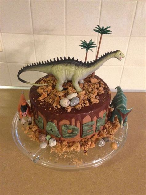 Bolos Decorados De Dinossauros Dinosaur Birthday Cakes Dinosaur Cake