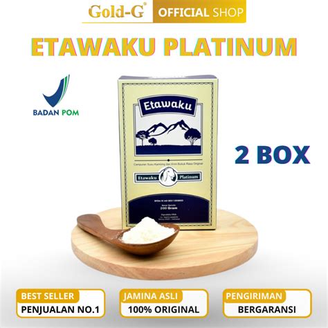 Jual PAKET 2 BOX ETAWAKU PLATINUM 200 Gr Susu Kambing Etawa Murni