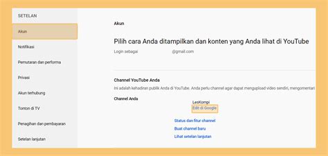 Cara Mengganti Nama Channel Youtube Tintateras