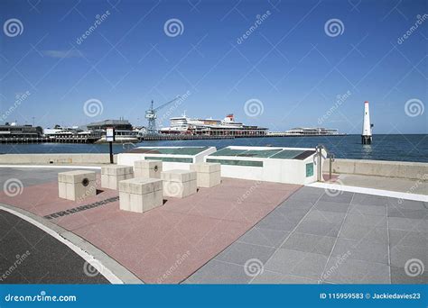 Ferry Terminal in Port Melbourne Editorial Stock Photo - Image of cove ...