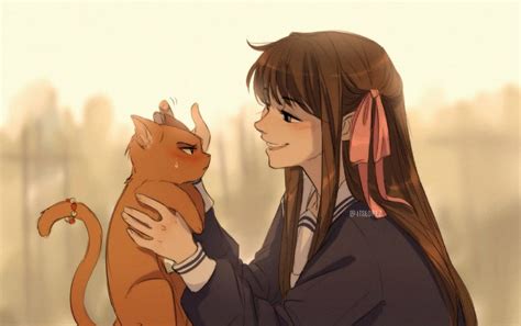 Honda Tohru And Souma Kyou Fruits Basket Drawn By Itslopezz Danbooru