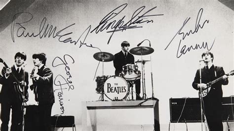 Signed Beatles Photo And Sex Pistols Lyrics Sell For More Than 130 000
