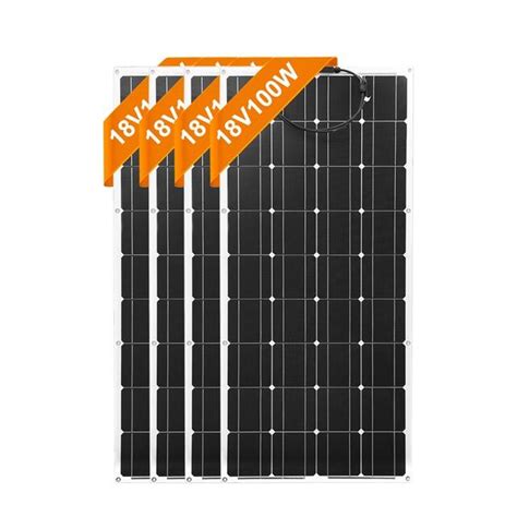 DOKIO 18V 16V 100W Flexible Solar Panels 300W Waterproof