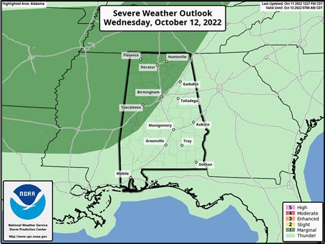 Isolated Severe Storms Possible Wednesday In Alabama