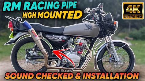 Honda Tmx Alpha Sound Check Open Pipe Pantra Set Up Rm Racing