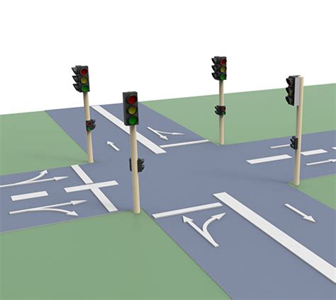 Traffic Signal Light Solar Traffic Signal Controller Loop Detector