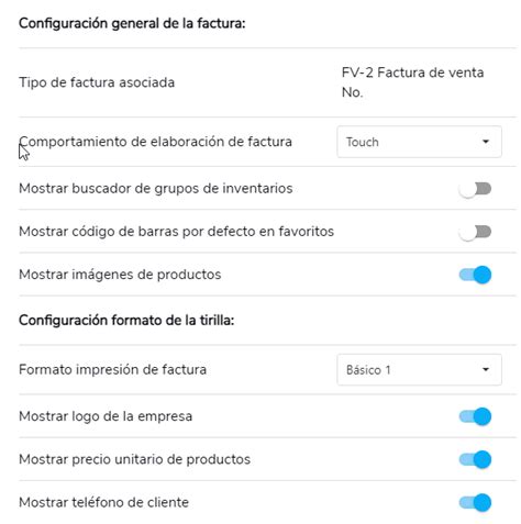 Elaboraci N Factura De Venta Tipo Touch En El Pos Portal De Clientes