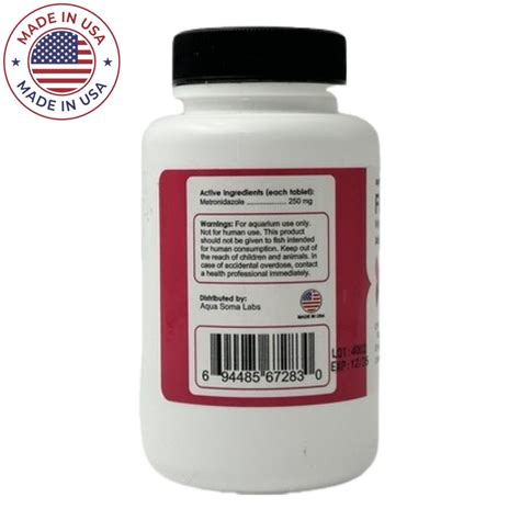 Fish Zole Metronidazole 250 Mg Trusted Pet Pharmacy Thefishaid