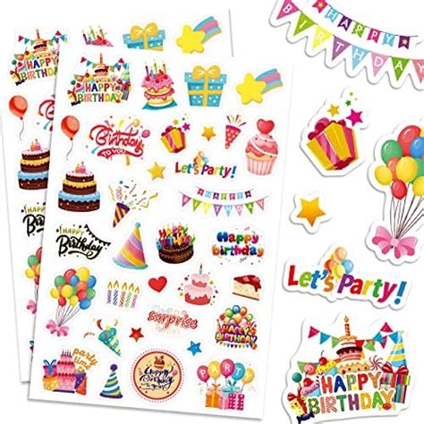 Eureka Birthday Stickers Theme 655062 Office Products