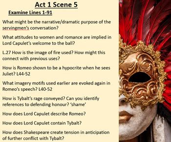 Romeo And Juliet Lessons Scheme By MrRoyTeach TPT