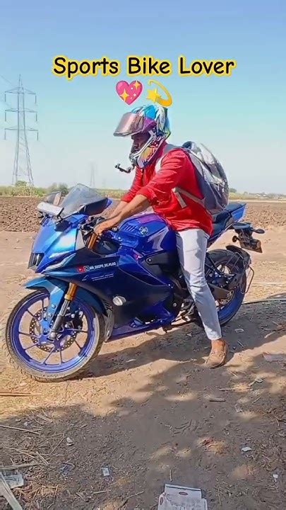 Sports Bike Lover 🏍️🎉 R15 Shorts Yamaha R15v4 Rider Motovlog