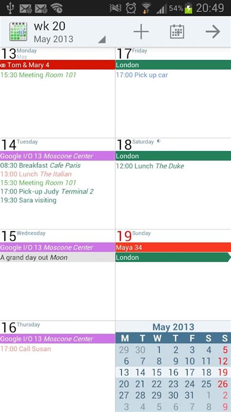 Acalendar Calendar Tasks Android Apps On Google Play