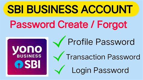 How To Create SBI Business Profile Transactions Password Yono