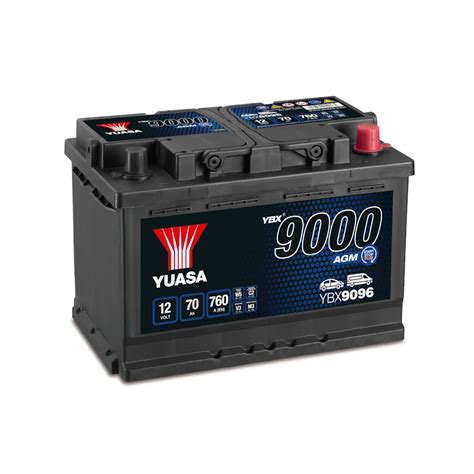 Yuasa YBX9096 AGM Car Battery Type 096 BMS Technologies LTD