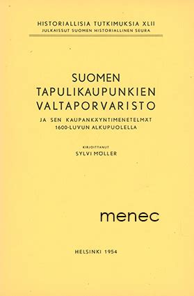 Antikvaarinen Kirjakauppa Menec M Ller Sylvi Suomen