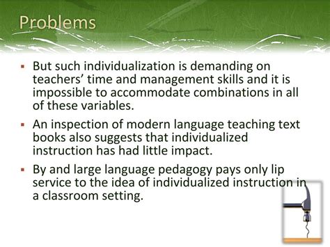 Ppt Catering For Individual Differences In Language Learners An Sla