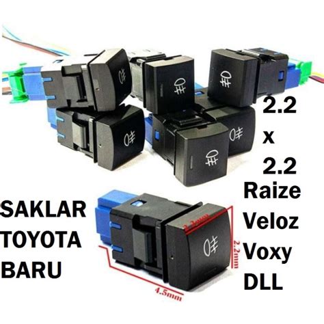 Jual Saklar Foglamp Switch Lampu Kabut Toyota Raize Avanza Veloz Zenix